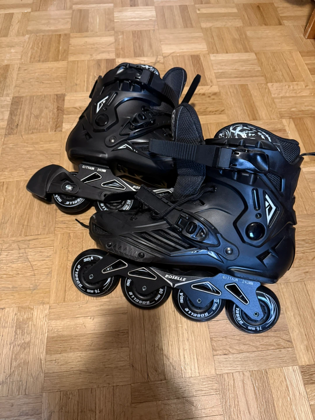 Roselle Noir Professional Inline Roller Skates - photo 2