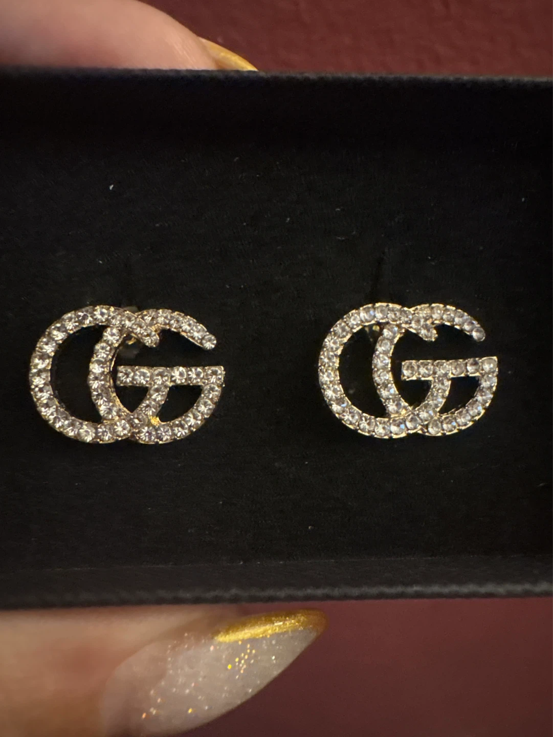 New Crystal 'GG' Stud Earrings - photo 5