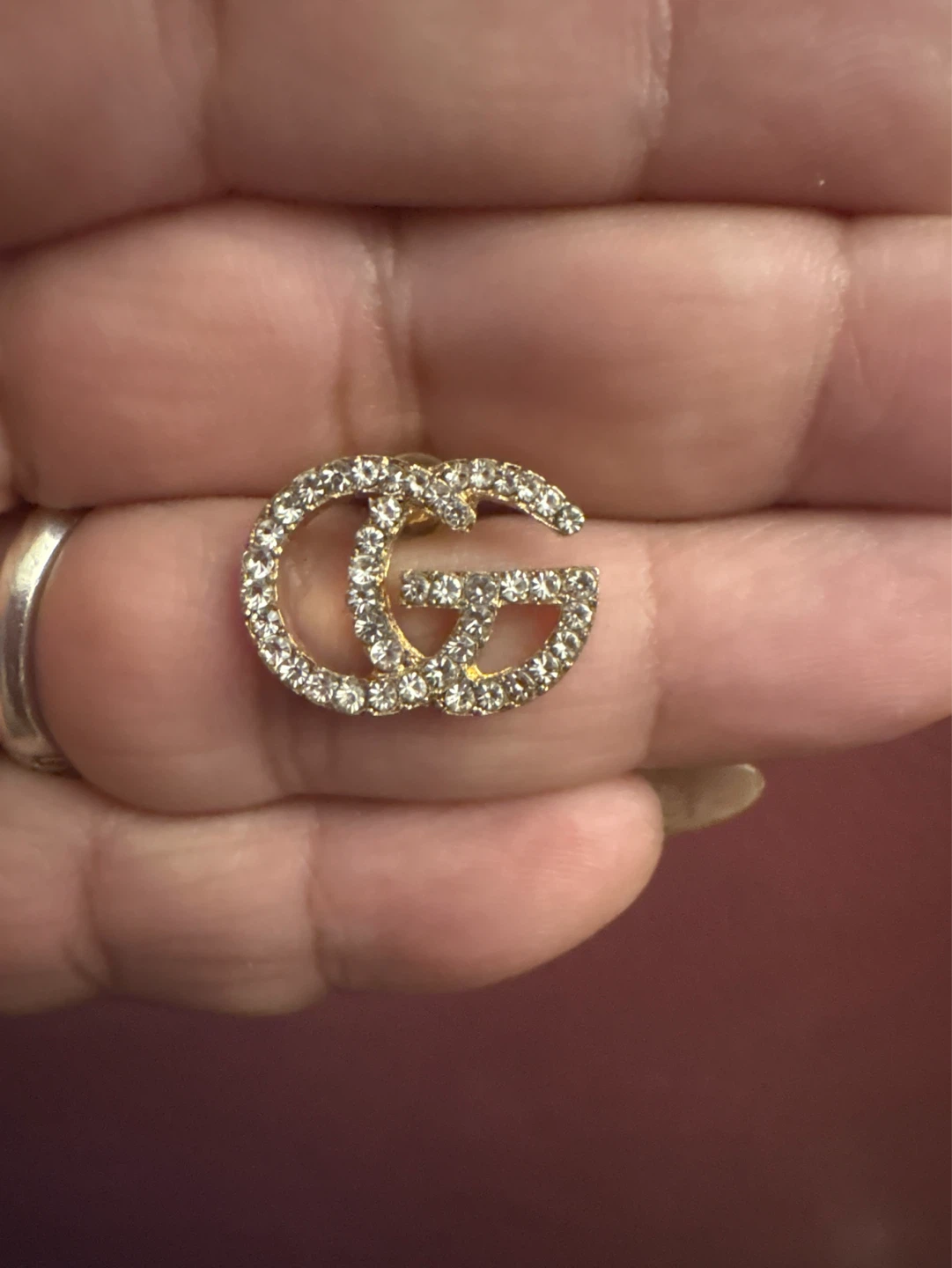 New Crystal 'GG' Stud Earrings - photo 3