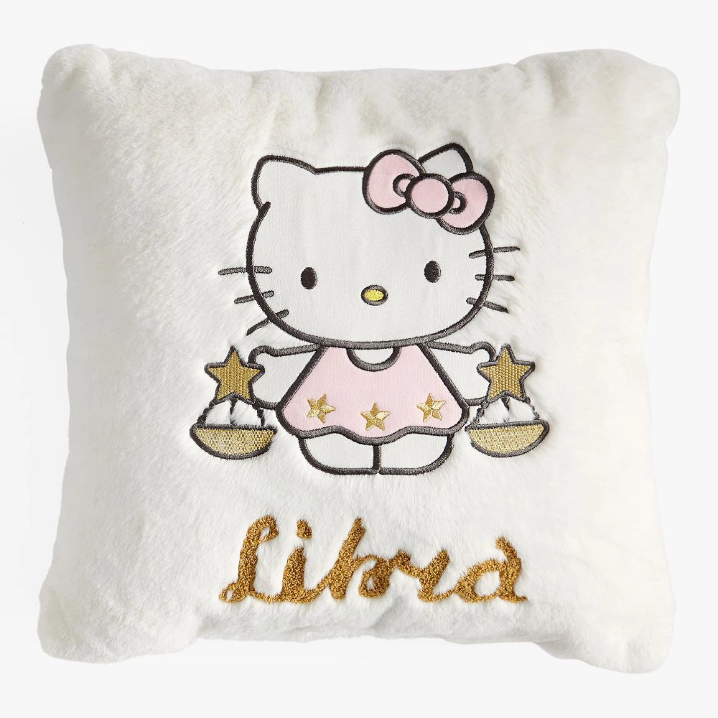 Pottery Barn Teen Hello Kitty Libra Faux Fur Throw Pillow