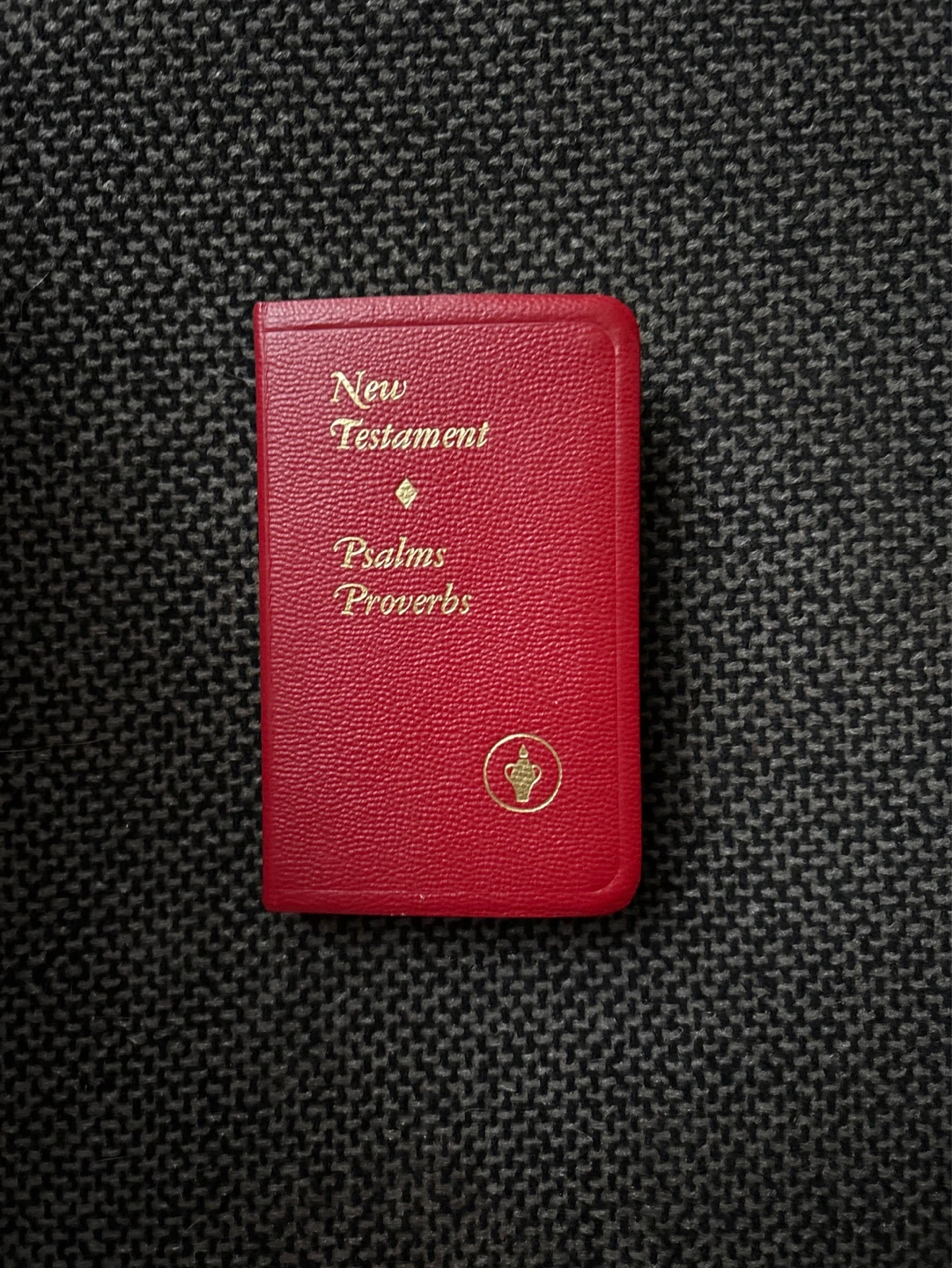 Red New Testament, Psalms, and Proverbs Book