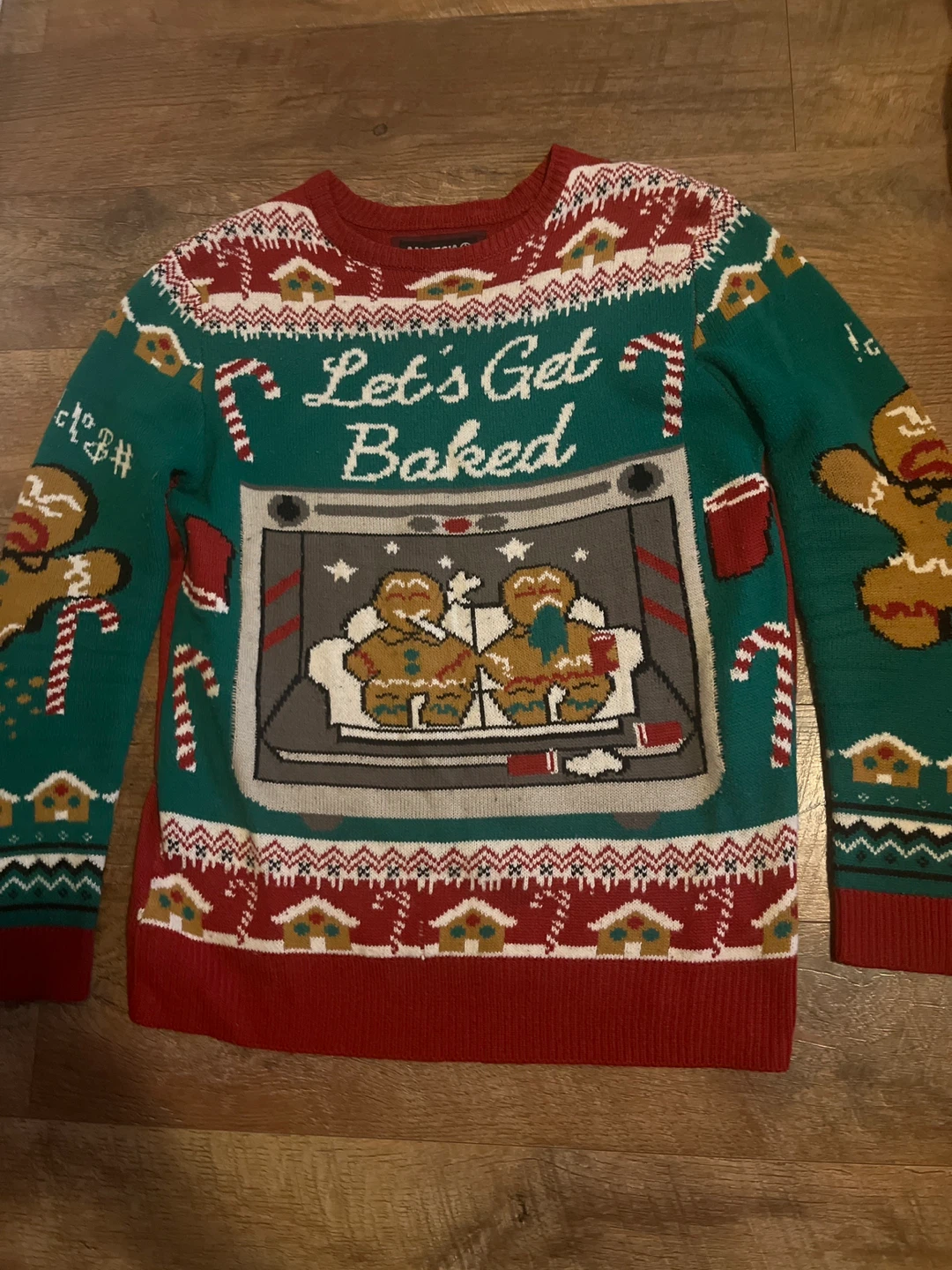 Christmas Sweater Let's Get Baked Gingerbread Men