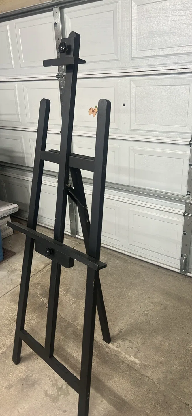 Black Wooden Art Easel - photo 3