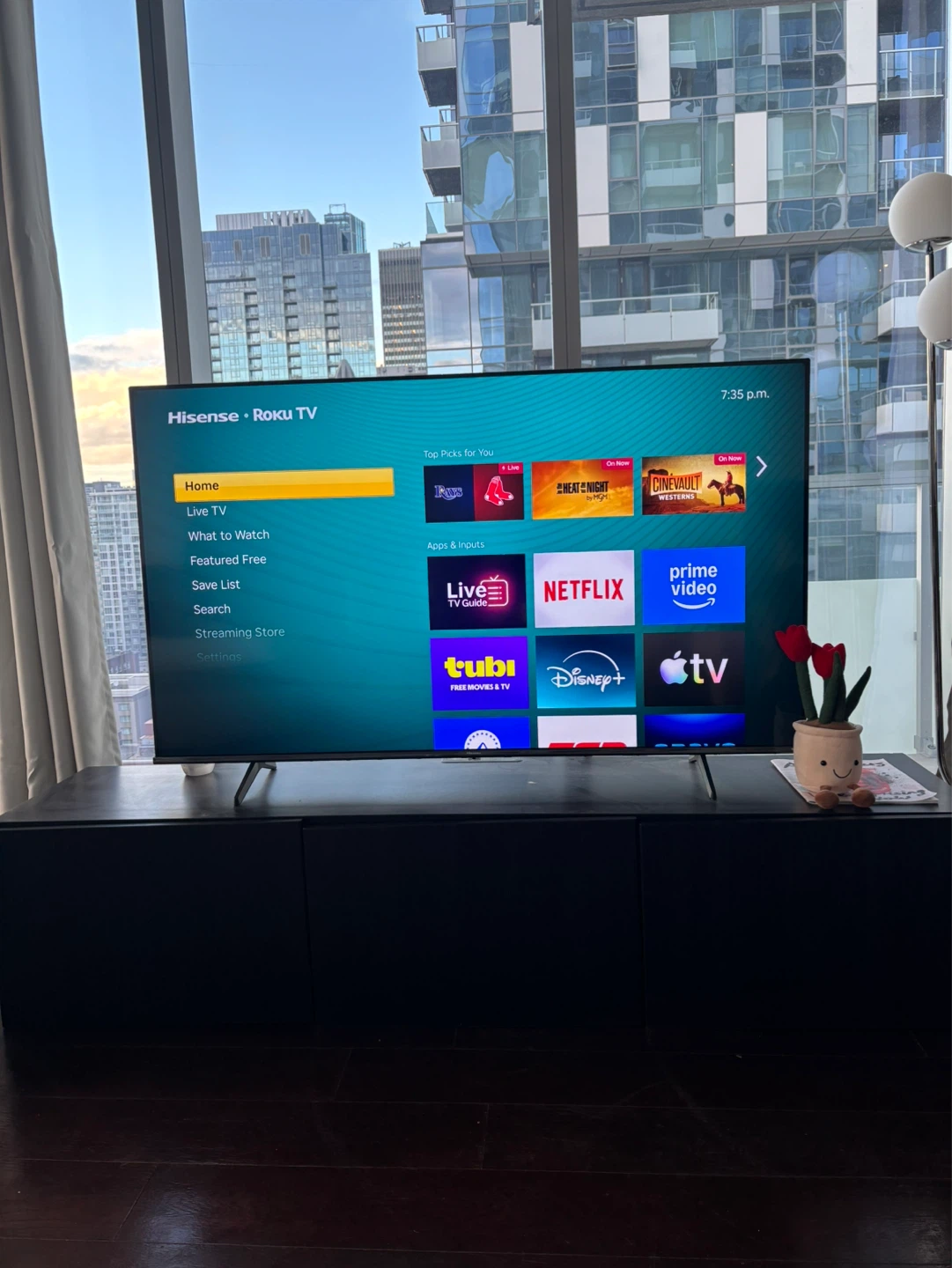 Hisense 58" 4K UHD HDR LED Roku Smart TV (58R63N) - 2024