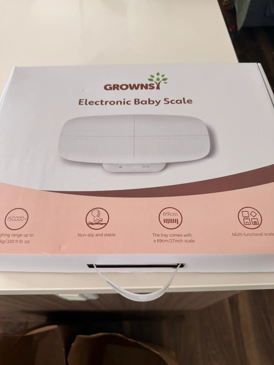 Grownsy Electronic Baby Scale with Tray