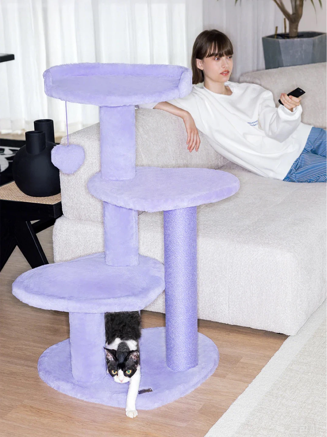 VETRESKA Purple Cat Climber Tree - photo 3