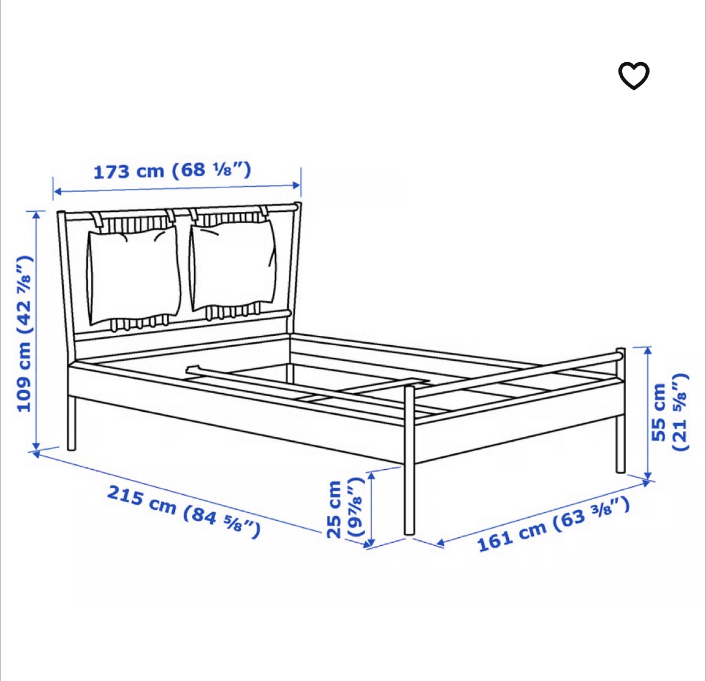 IKEA BJÖRKSNÄS Bed Frame (Queen) - photo 4