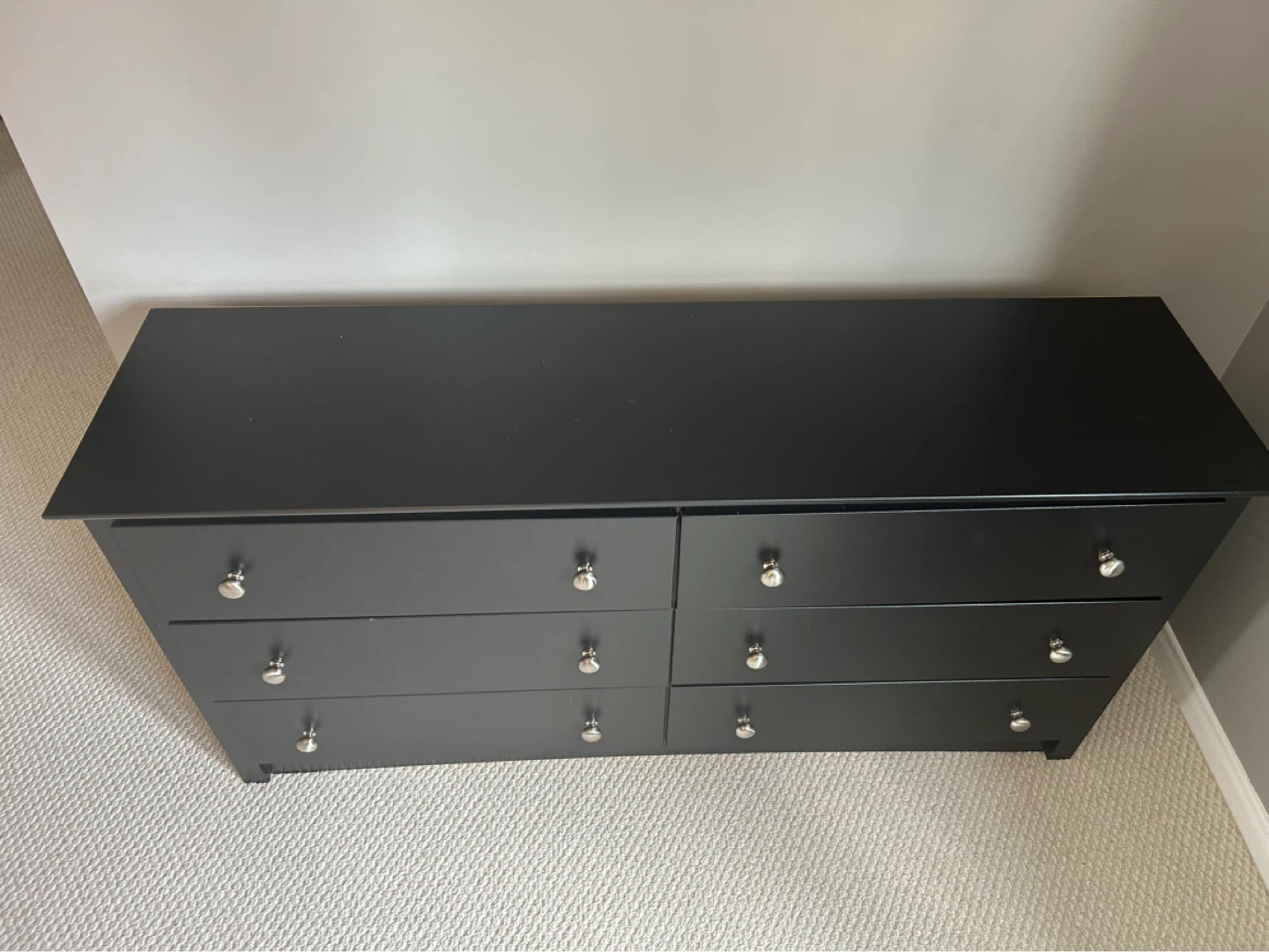 Black 6-Drawer Dresser - photo 4