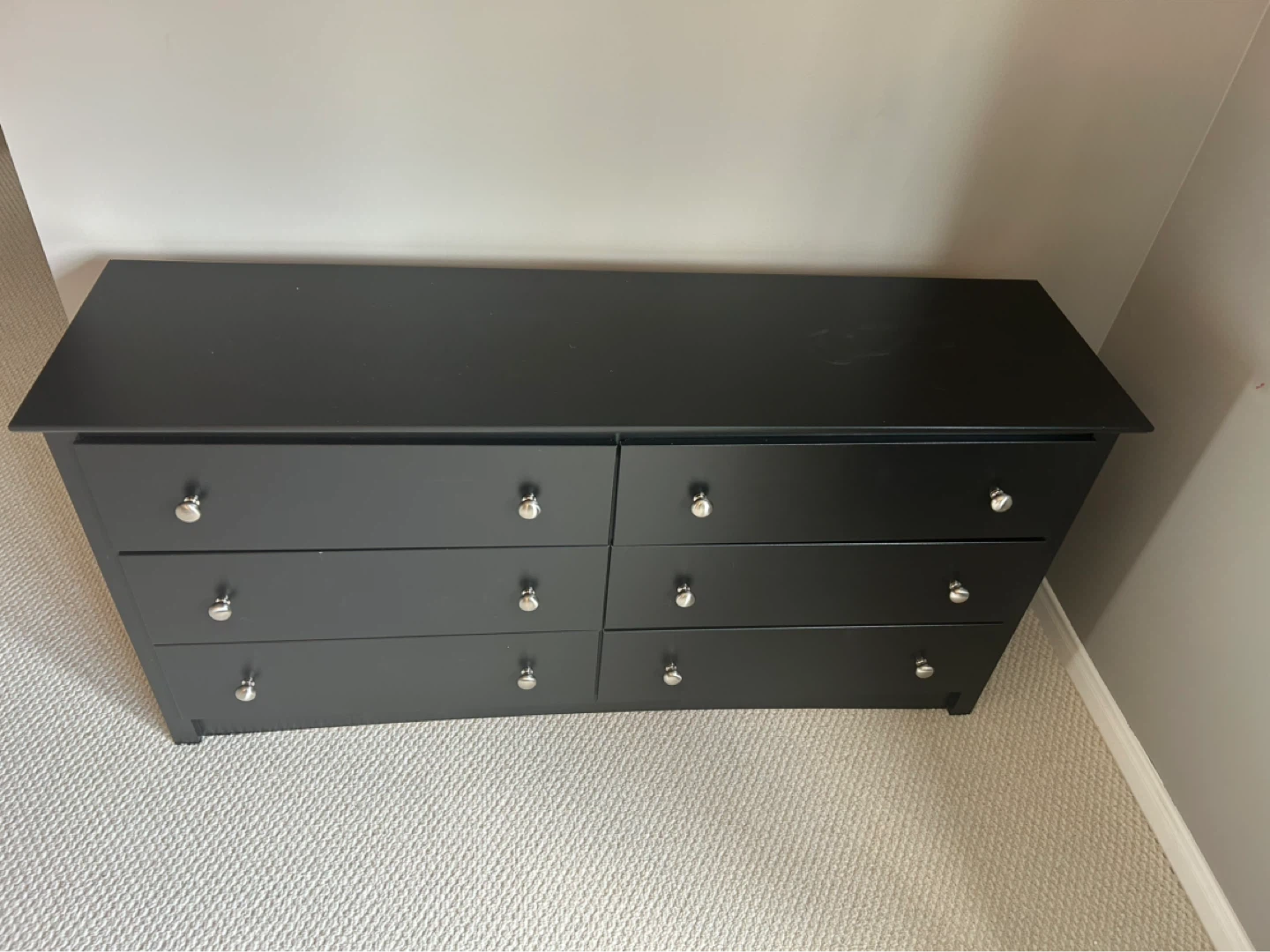 Black 6-Drawer Dresser - photo 3