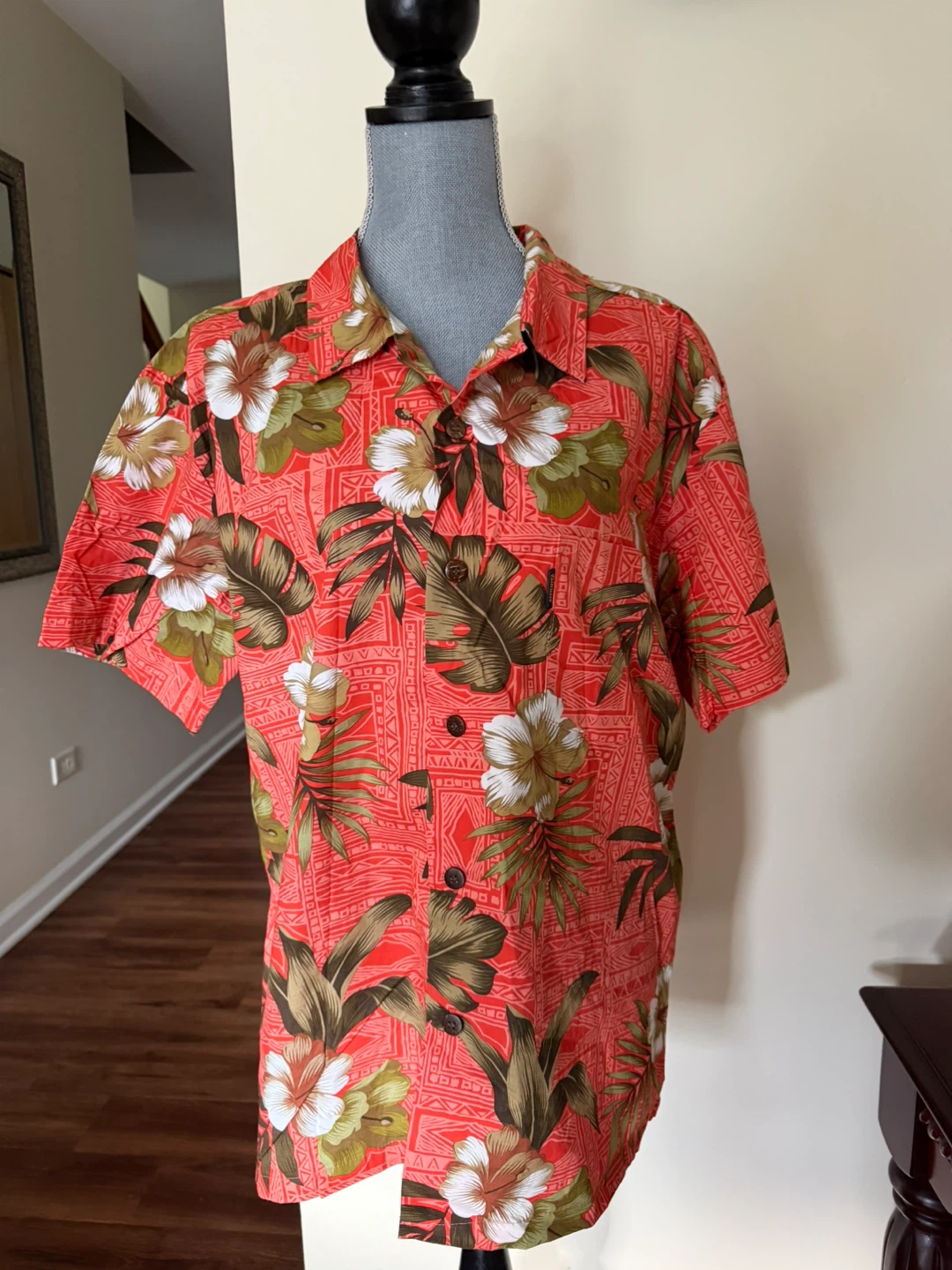Palmwave Hawaii Men's Button-Up Shirt - Size L