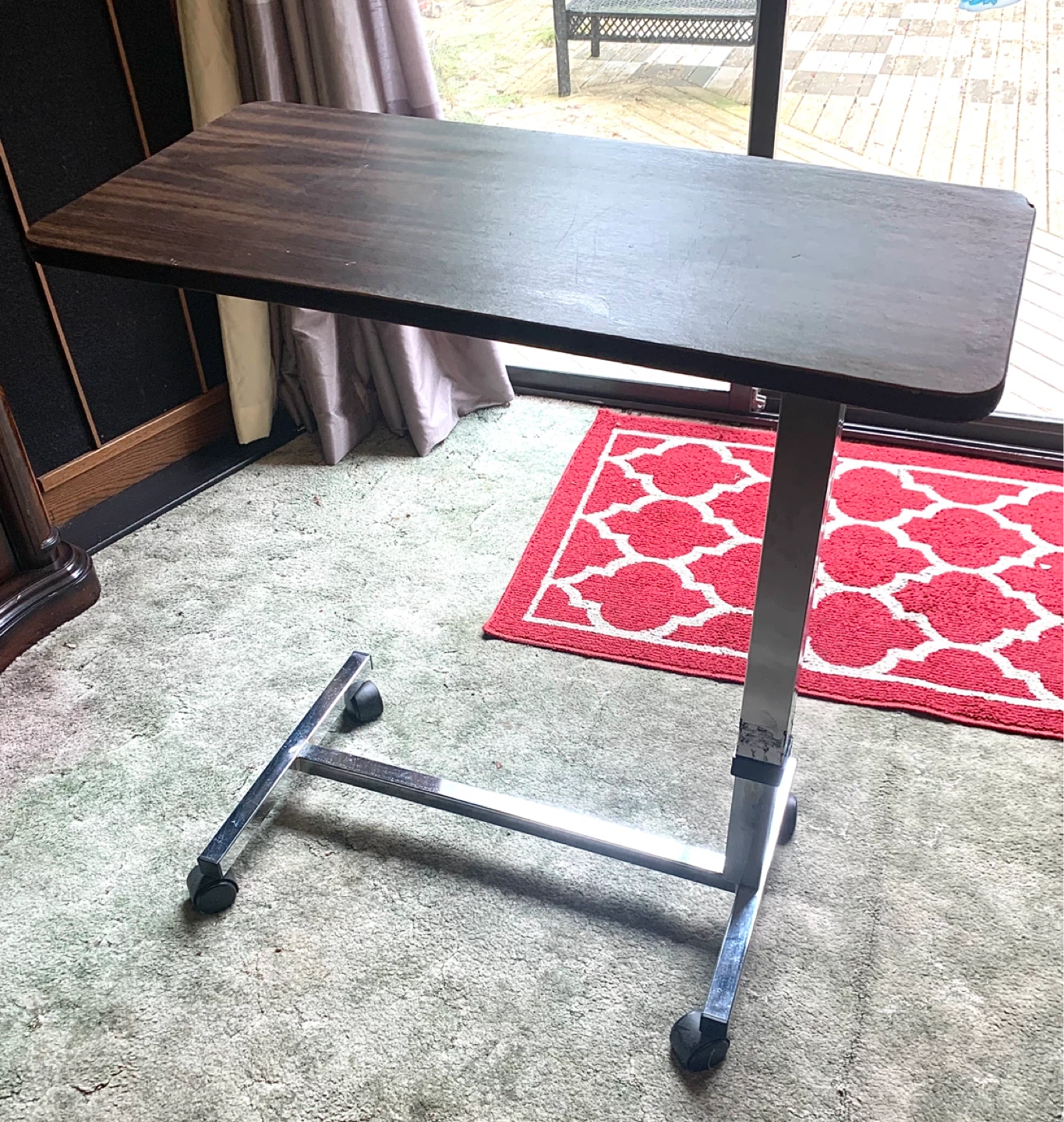 Adjustable Height Rolling Table - photo 2