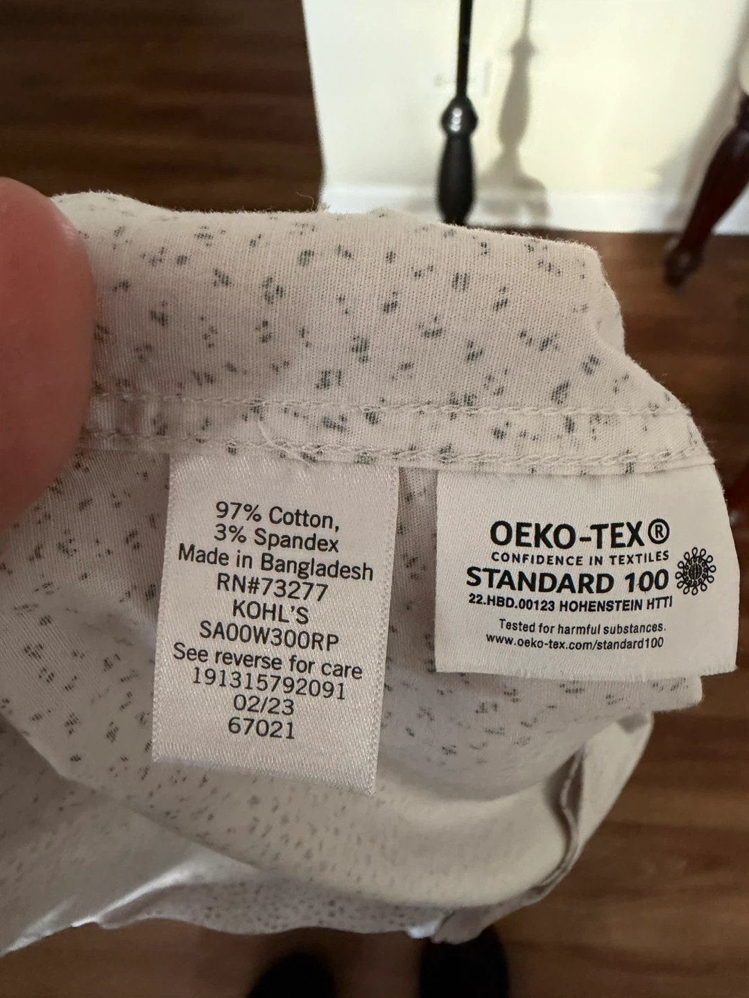 APT.9 Premier Flex Slim Fit Button-Down Shirt XL - photo 4