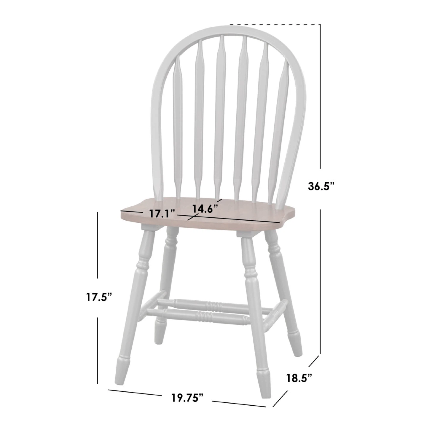 Red Barrel Studio Tolman Side Chairs (Set of 2) - Oak - photo 4