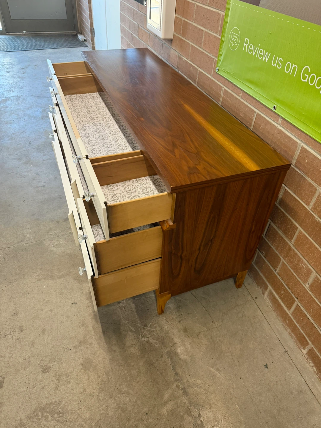 MCM 9-Drawer Dresser with Walnut Top - photo 4