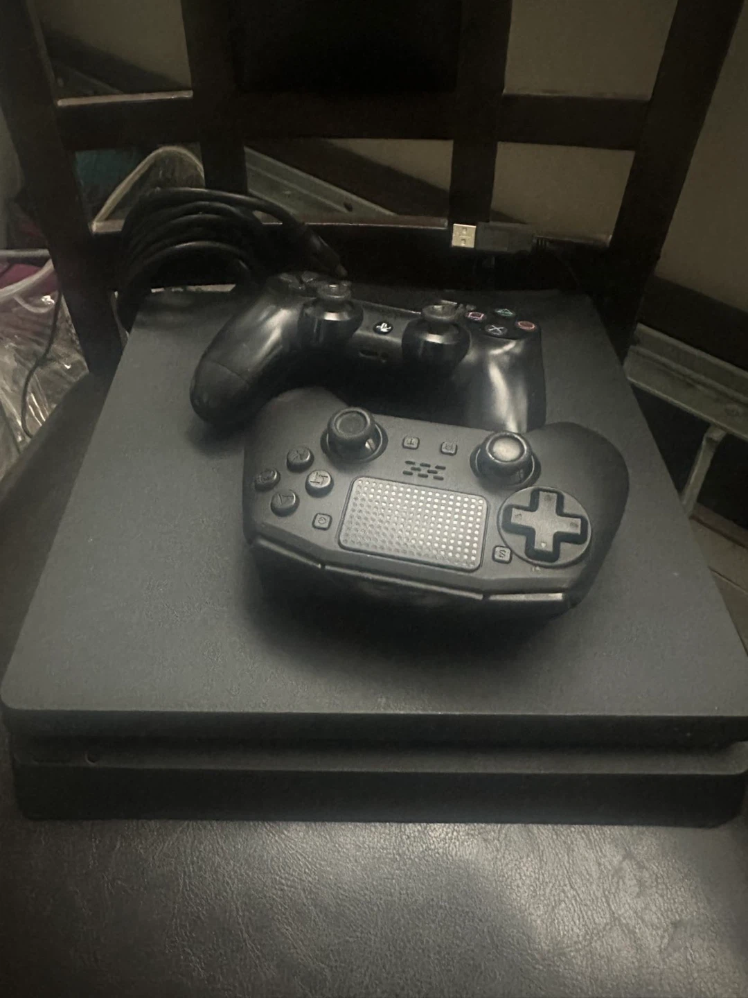 PlayStation 4 Console with Two Controllers
