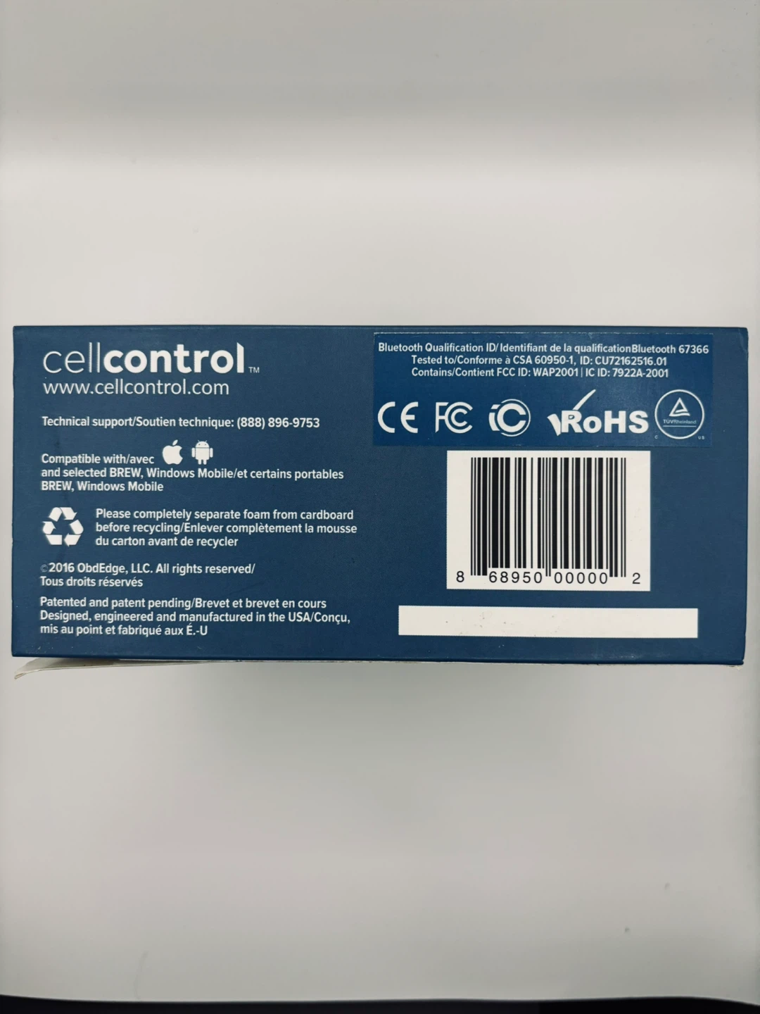 Cellcontrol DriveID Distracted Driving Prevention System - photo 2