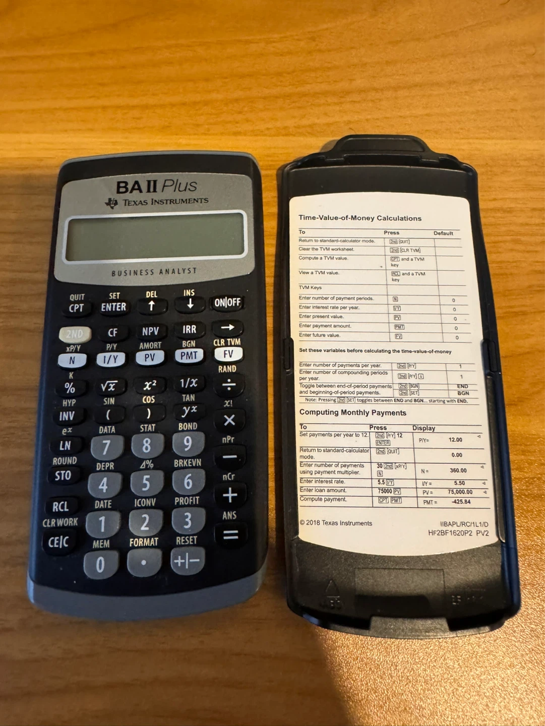 Texas Instruments BA II Plus Financial Calculator - photo 2
