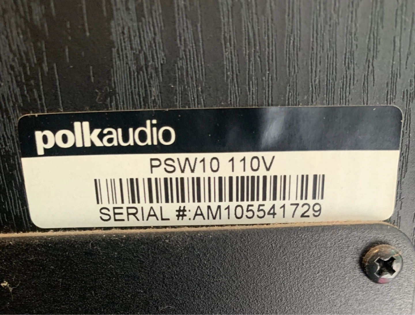 Polk Audio PSW10 Powered Subwoofer - photo 3