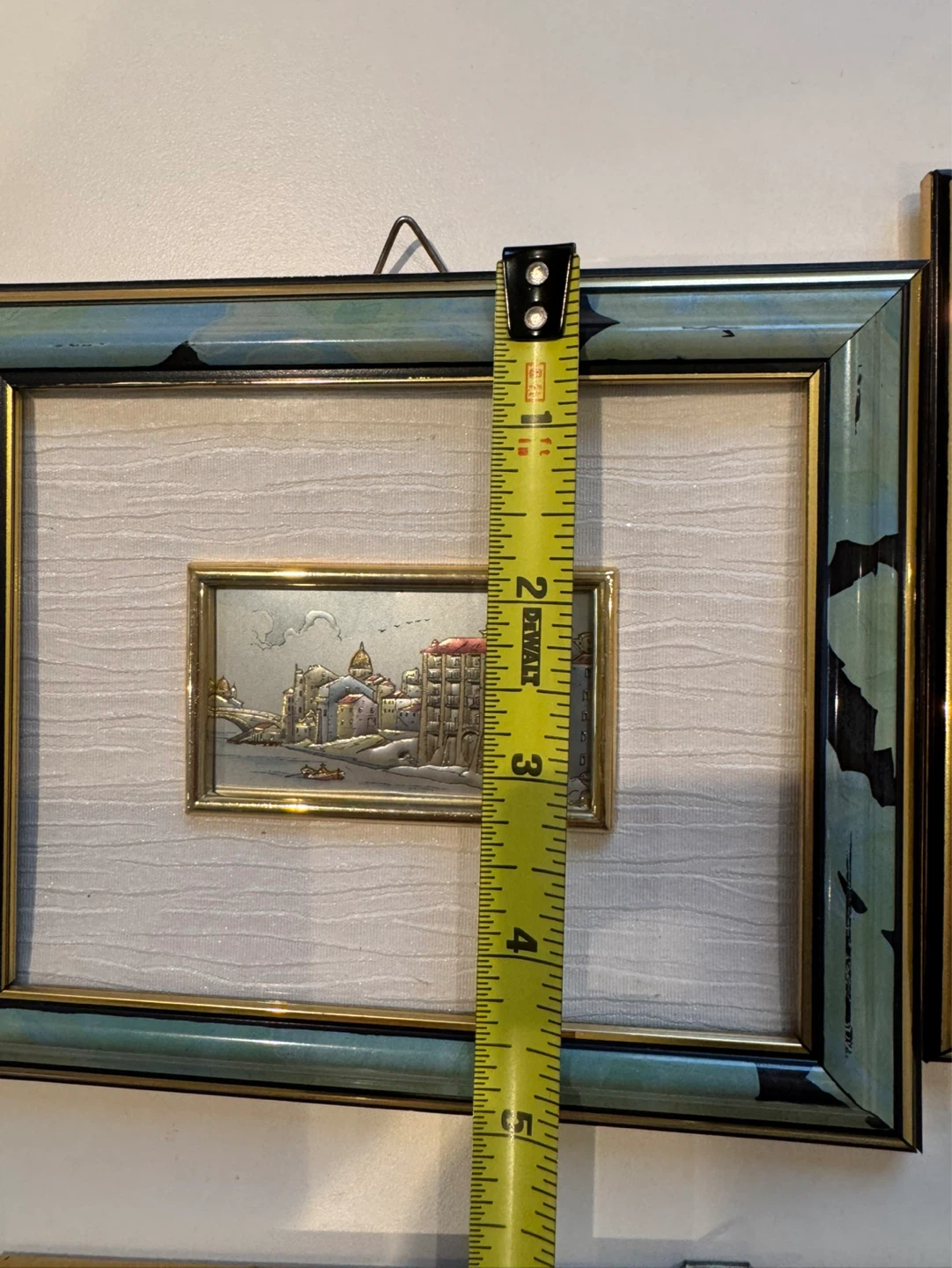 Set of 3 Framed Miniature Artwork Italian Scenes - photo 4