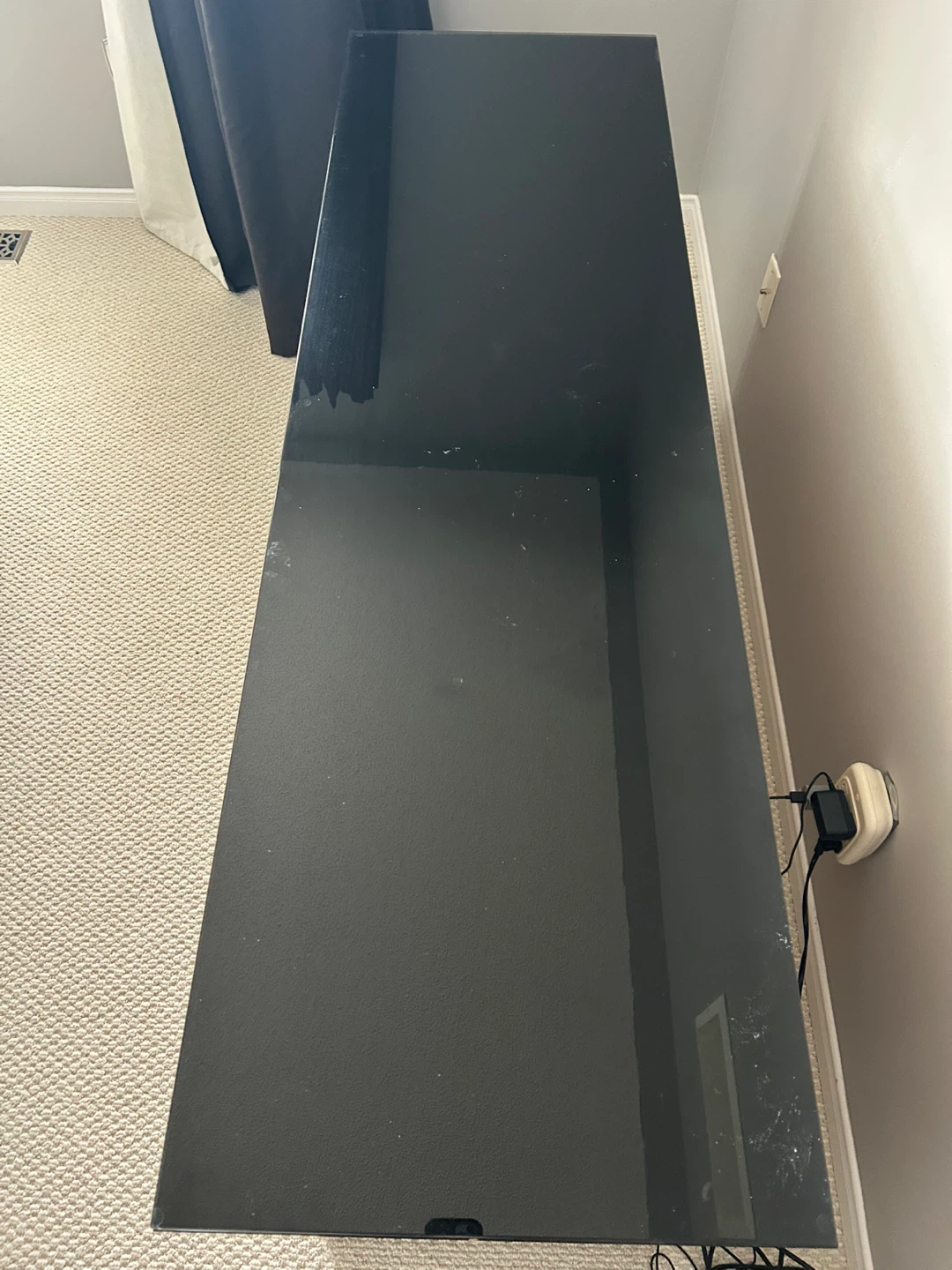 IKEA MALM 6-drawer dresser, black-brown
