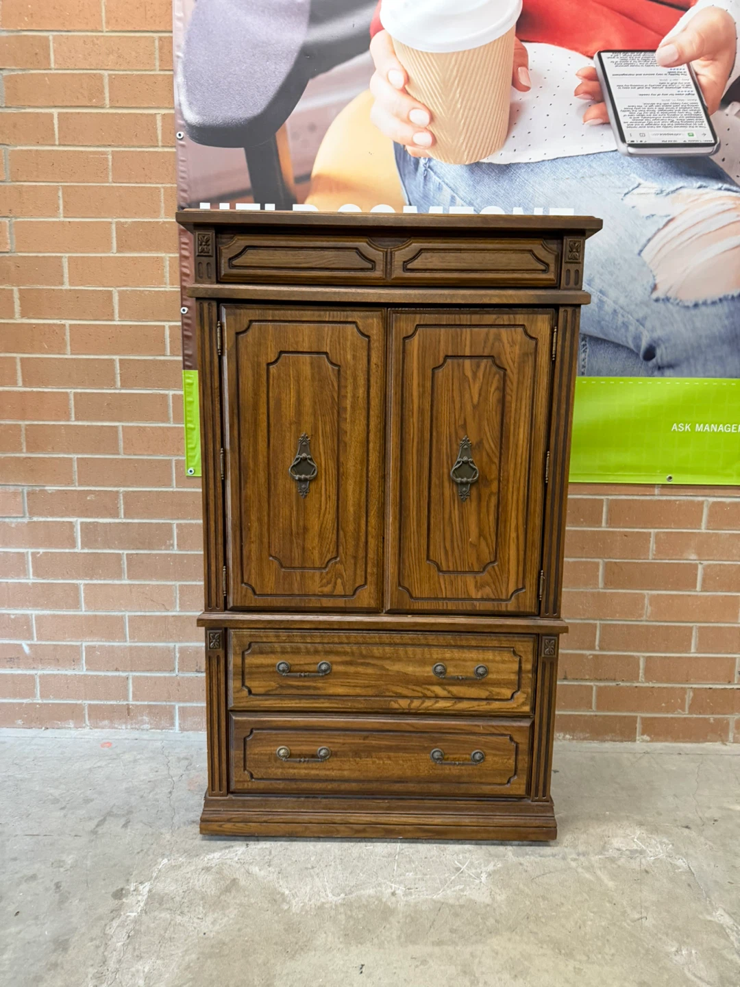 Armoire/ Wardrobe Dresser 5 ft tall - photo 5