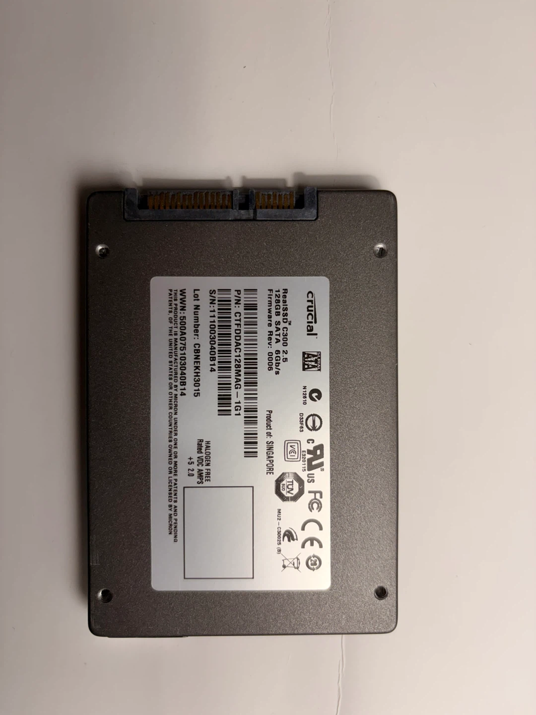 Crucial RealSSD C300 128GB SATA 2.5" SSD