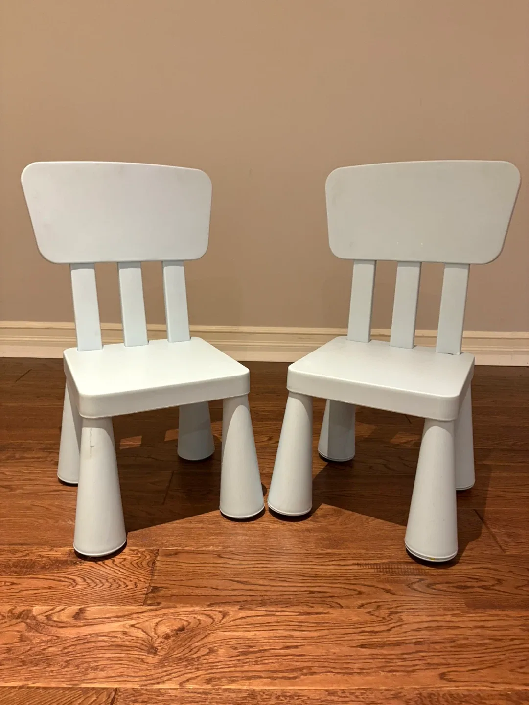 Pair of kids IKEA chairs