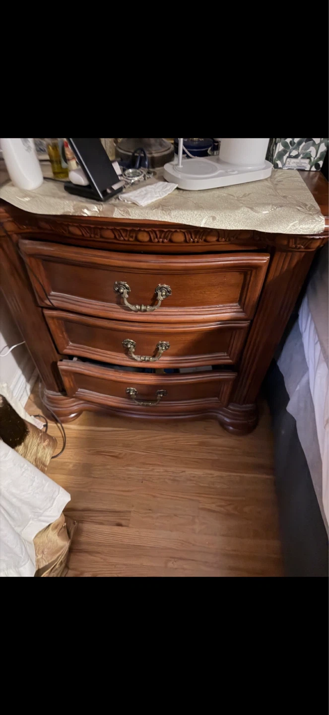 Wooden Armoire with Drawers - photo 3