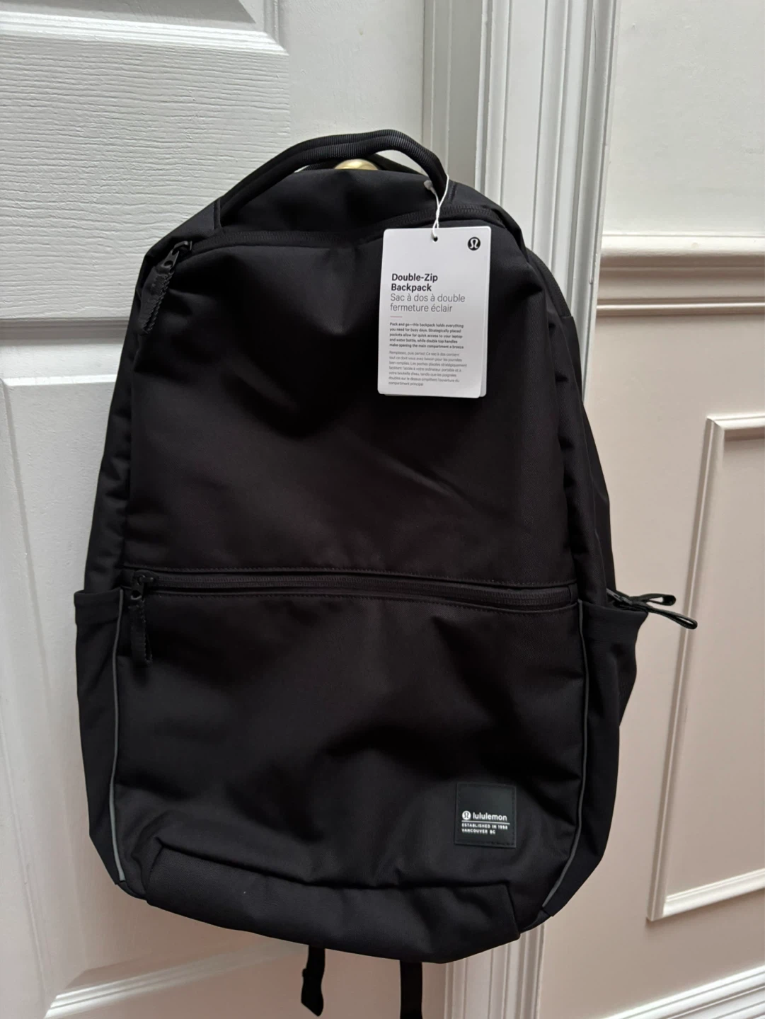 Lululemon Black Double-Zip Backpack 22L