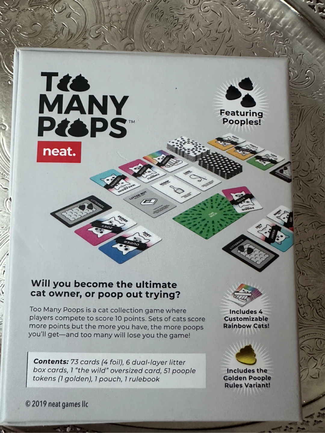 Too Many Poops "A Neat Game About Cats" Card Game - photo 4