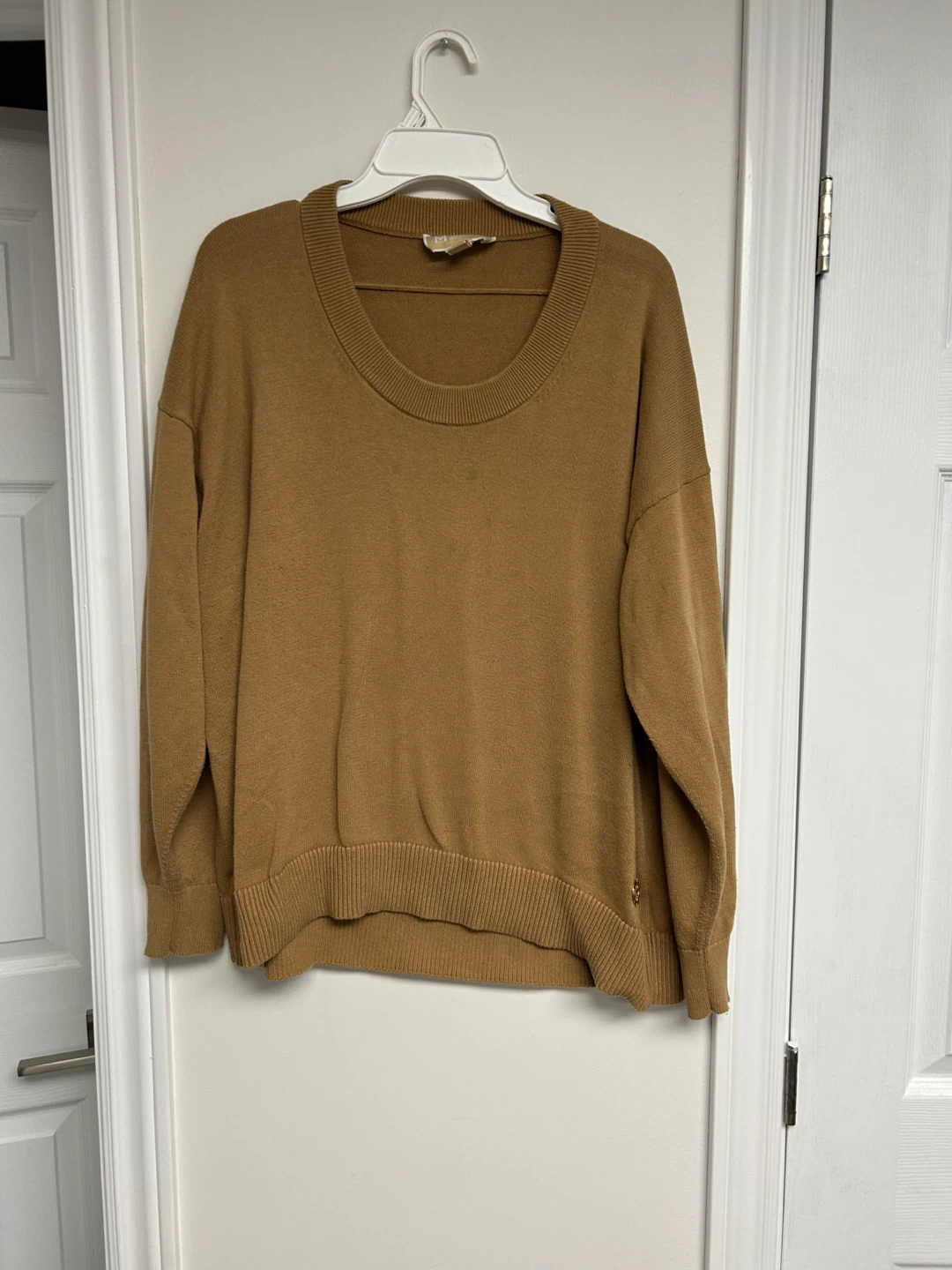 Michael Kors Women's Brown Knit Sweater Size L