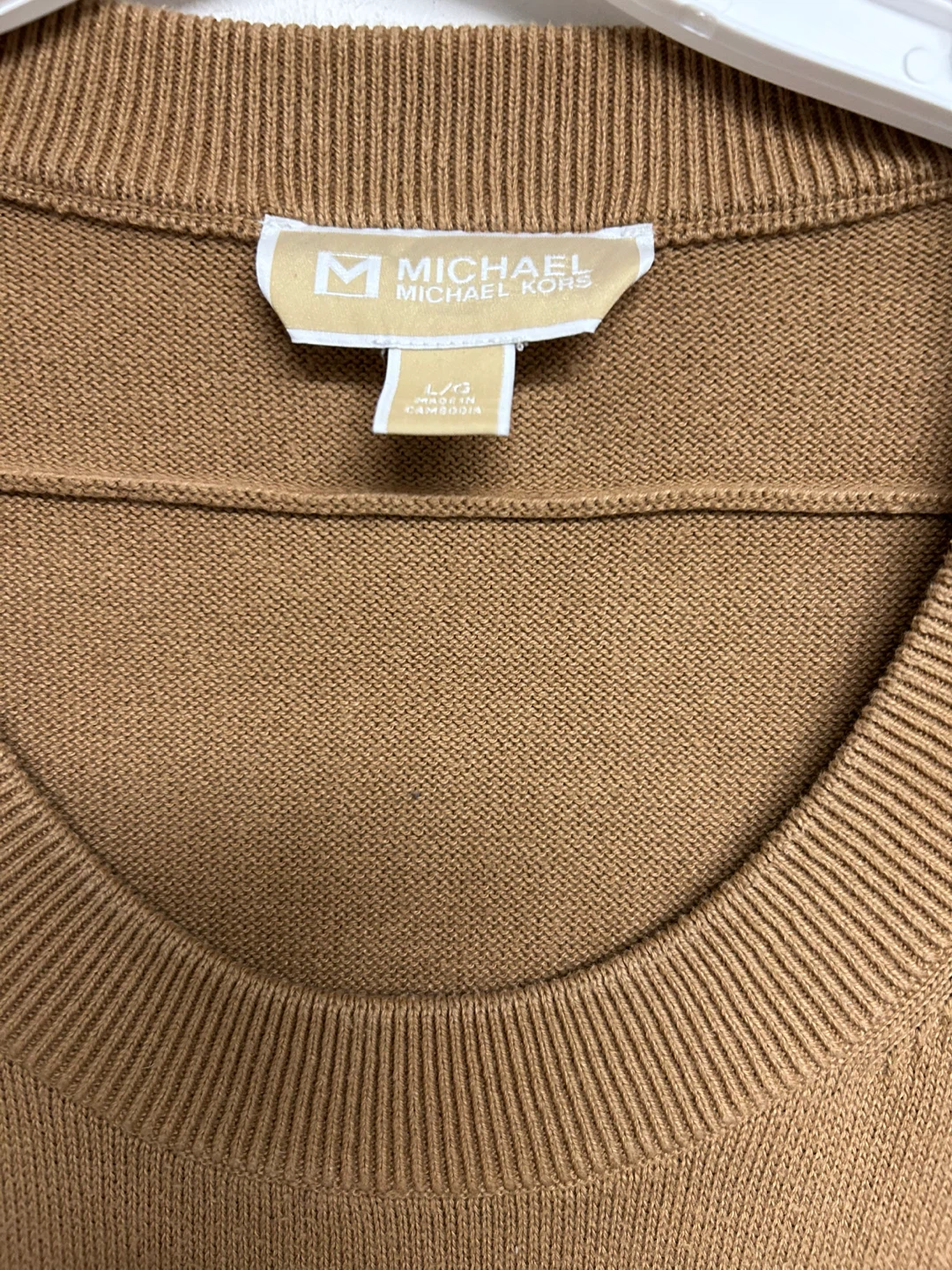 Michael Kors Women's Brown Knit Sweater Size L - photo 2