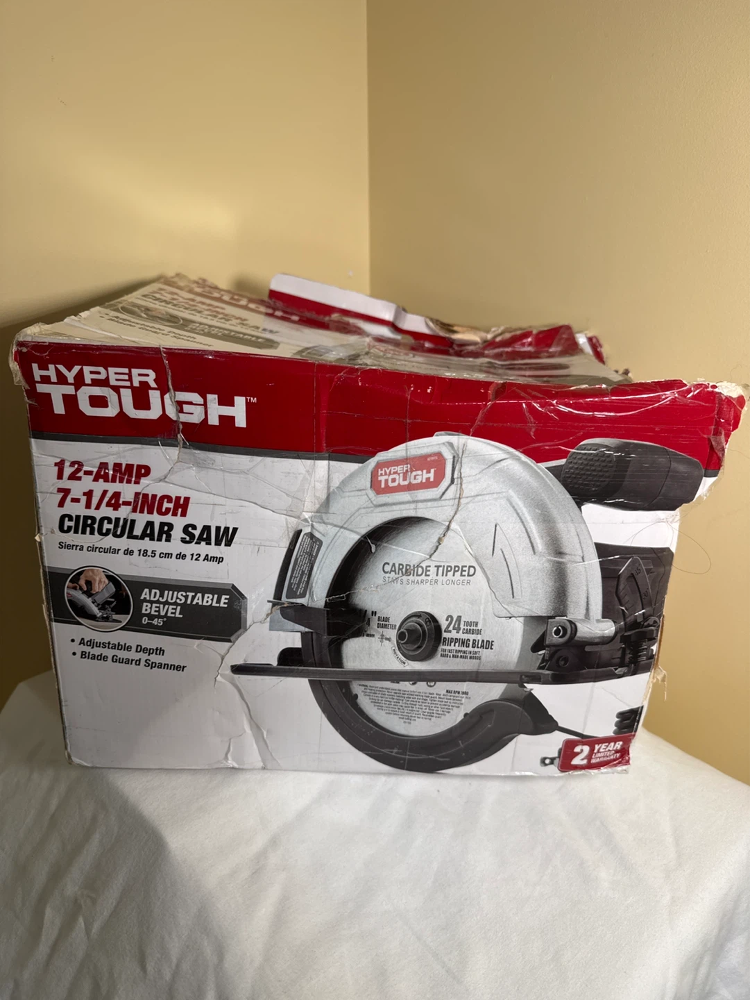 Hyper Tough 12-Amp 7 1/4-Inch Circular Saw - photo 4