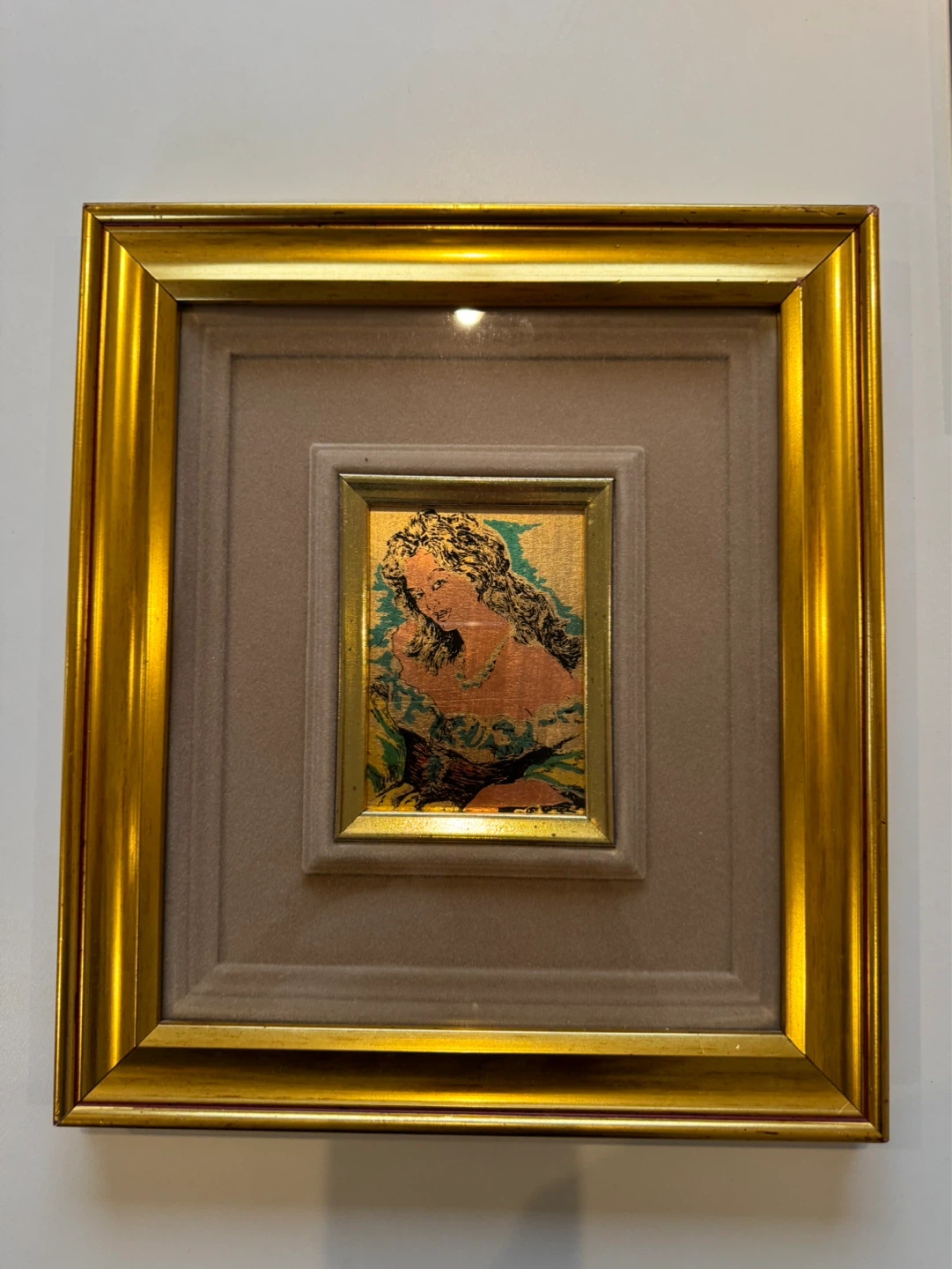Framed Miniature Artwork Portrait