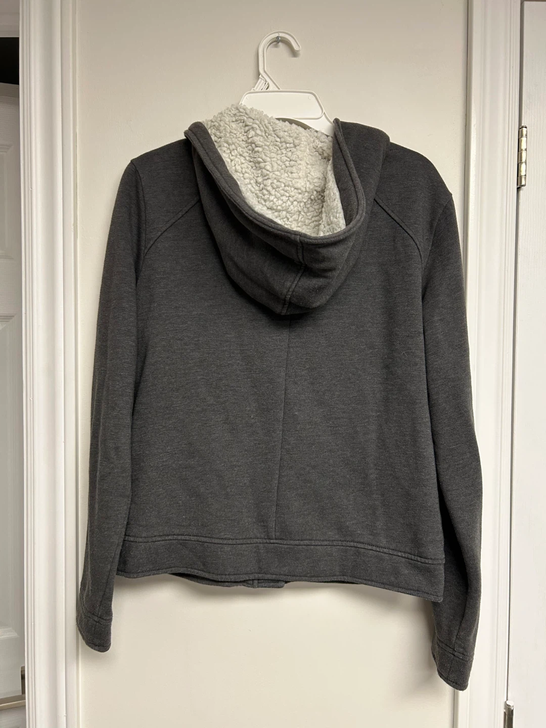 Banana Republic Grey Hoodie Jacket with Toggle Closures - Size M - photo 4