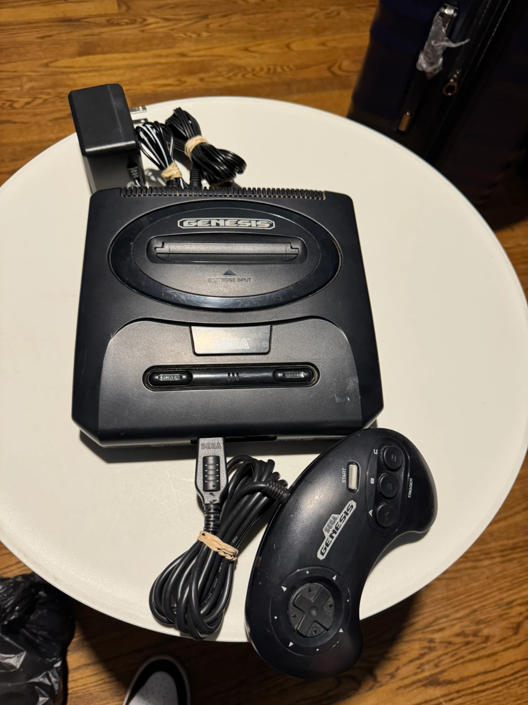 Sega Genesis Console with Controller and Power Adapter