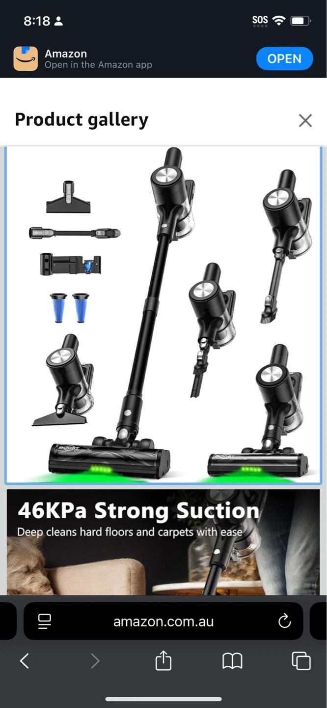 Cordless Vacuum Cleaner with Smart LED Display