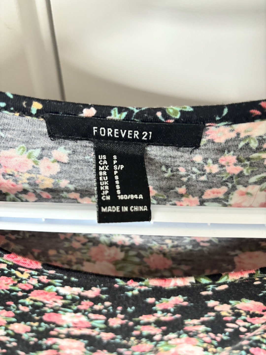 Forever 21 Black Floral Print Dress Size S - photo 2