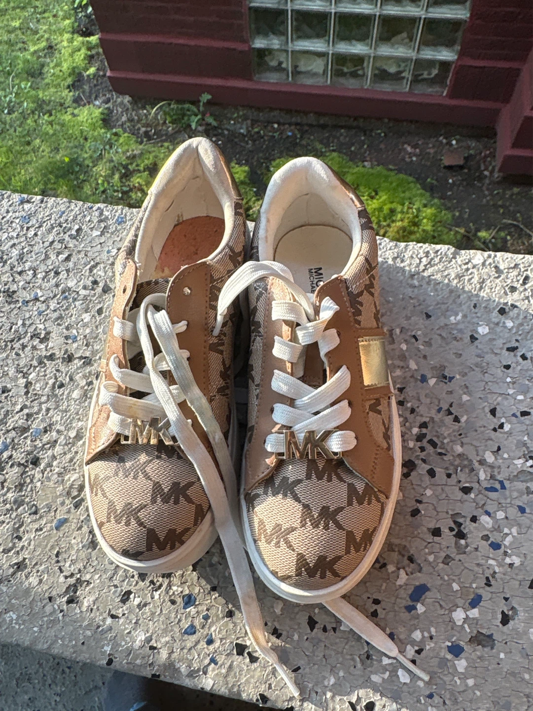 Michael Kors MK Logo Sneakers - Brown