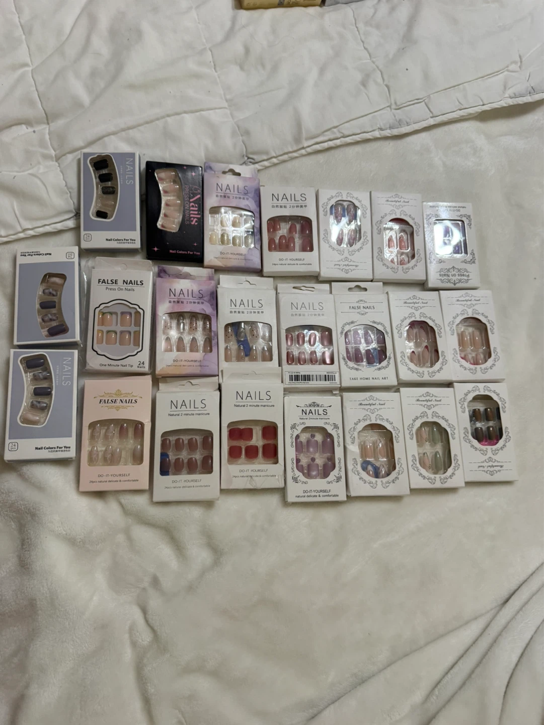 False Nails Assortment (Various Styles)