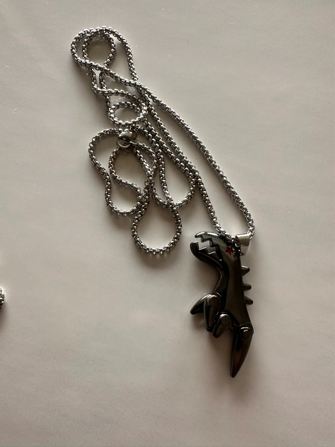 Assorted Pendant Necklaces - Geometric, Motorcycle, Dinosaur - photo 5