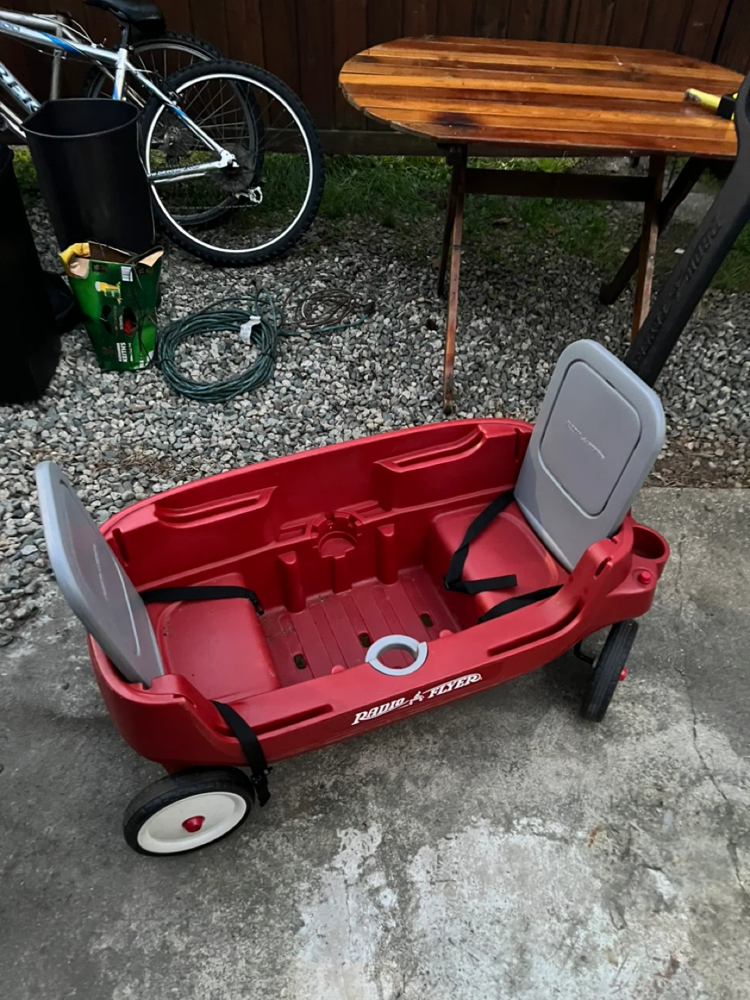 Radio Flyer Wagon with Push Handle