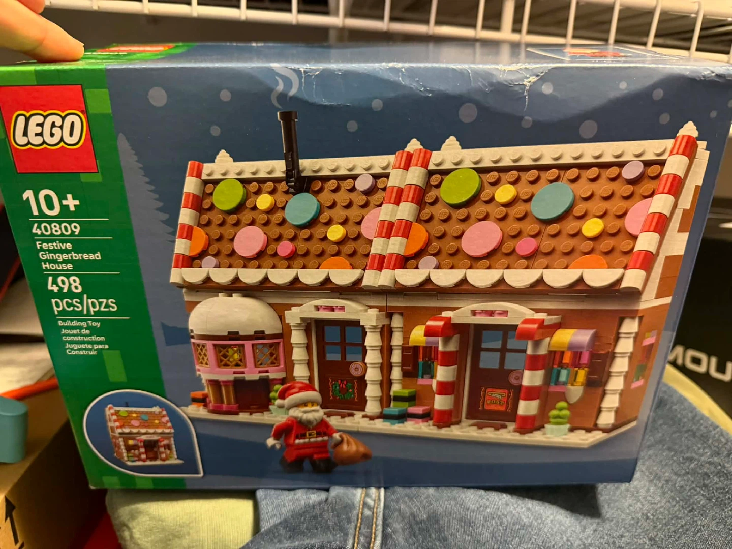 LEGO 40809 Festive Gingerbread House Building Toy Set