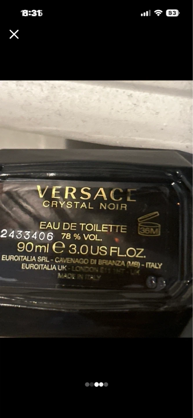 Versace Crystal Noir Eau de Toilette 90ml - photo 2