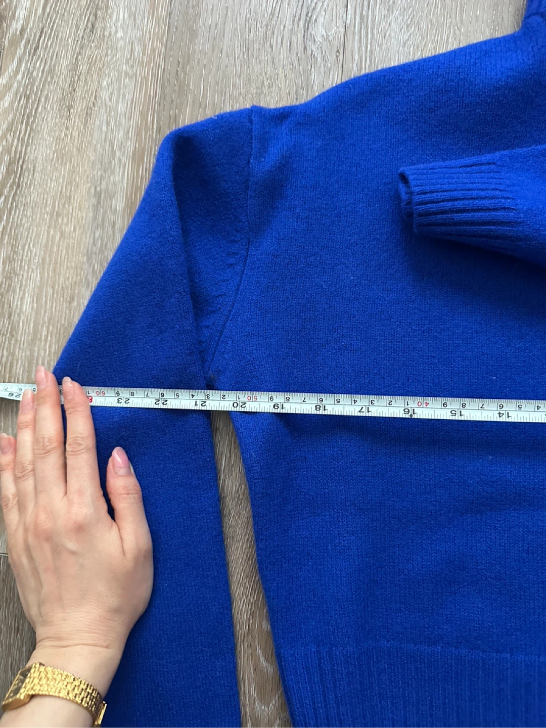 Icône Par Simons Blue Wool Half-Zip Sweater - photo 3