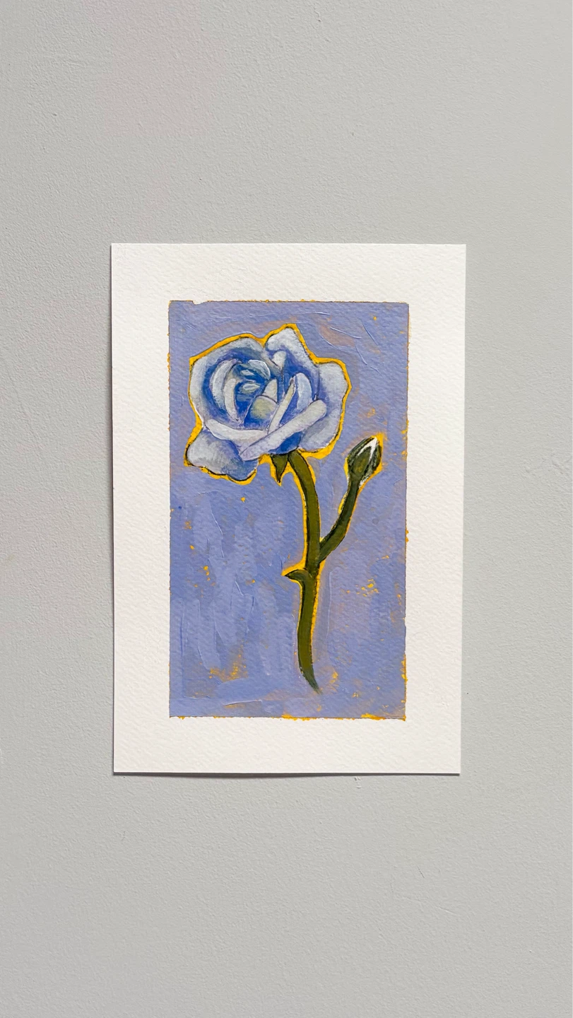 Original Floral Paintings - Set of 6 - photo 2