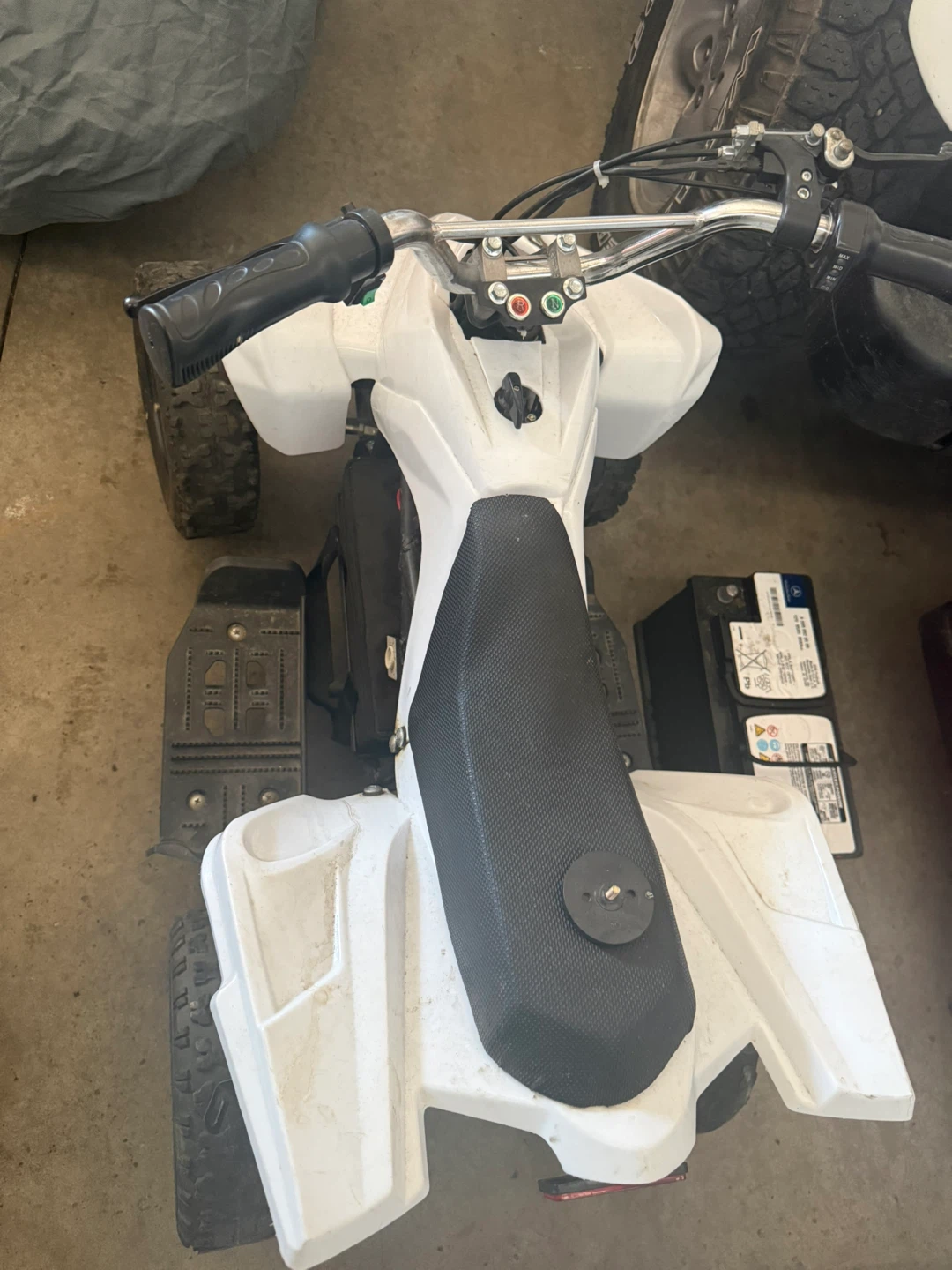 White Kids Electric ATV