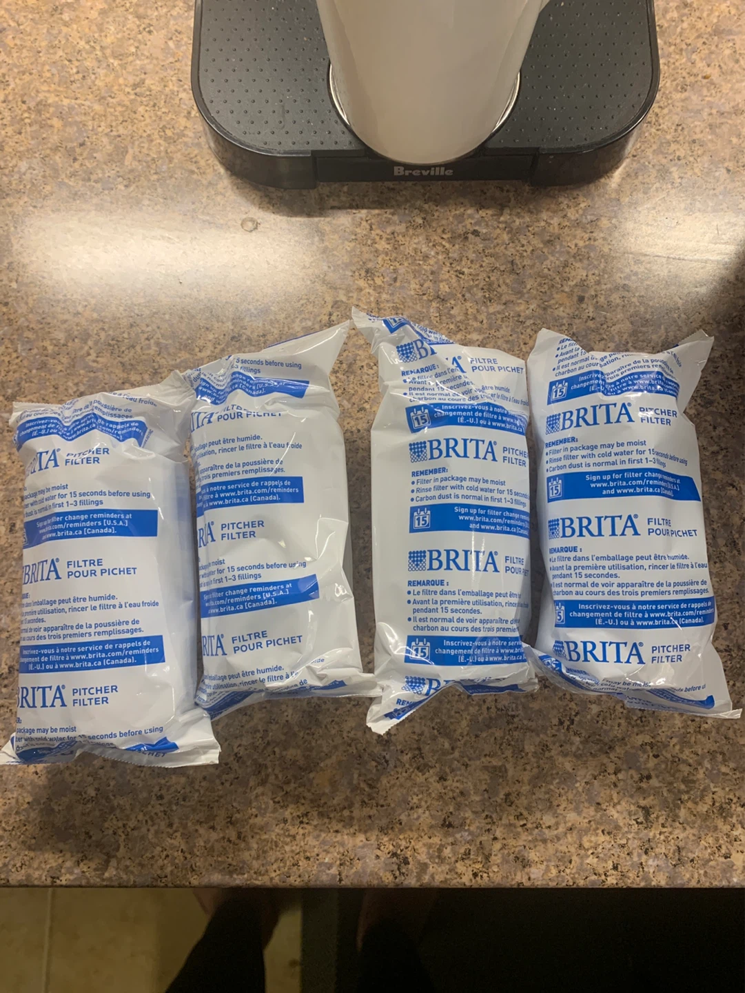 Brita Pitcher Water Filters - 4 Pack