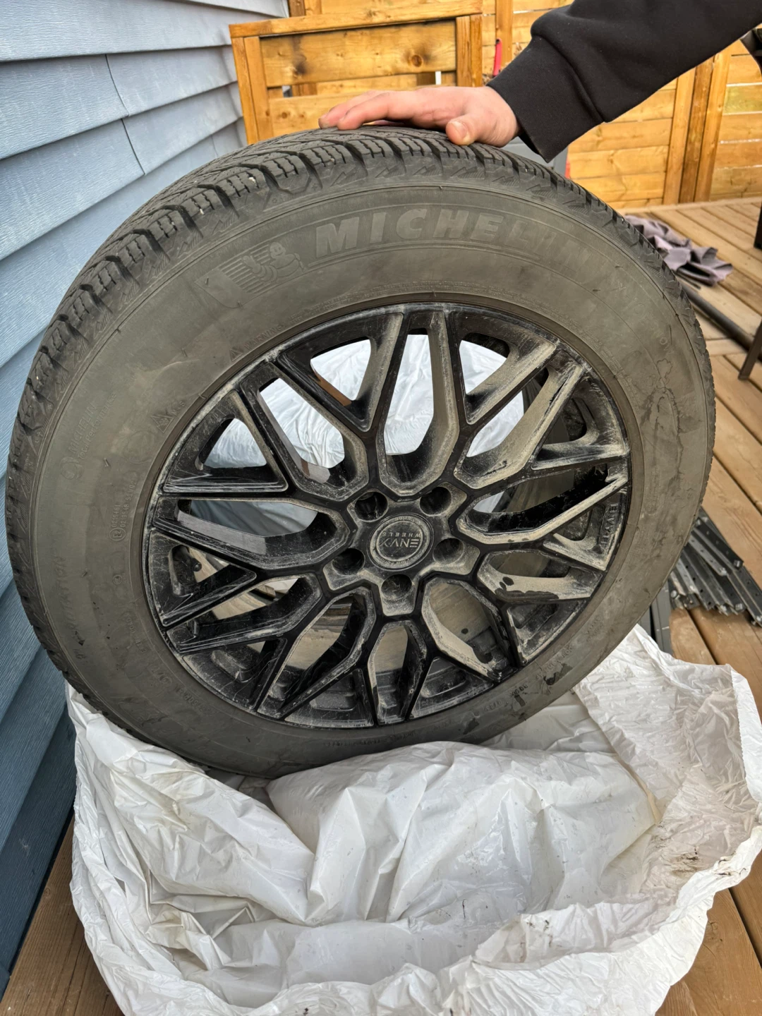 Michelin 235/60R18 Winter Tire and Rim