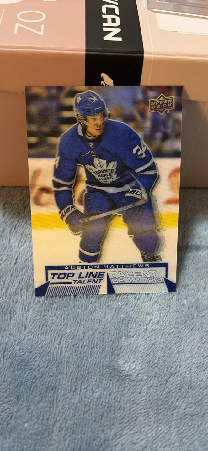 Upper Deck Auston Matthews Top Line Talent Hockey Card